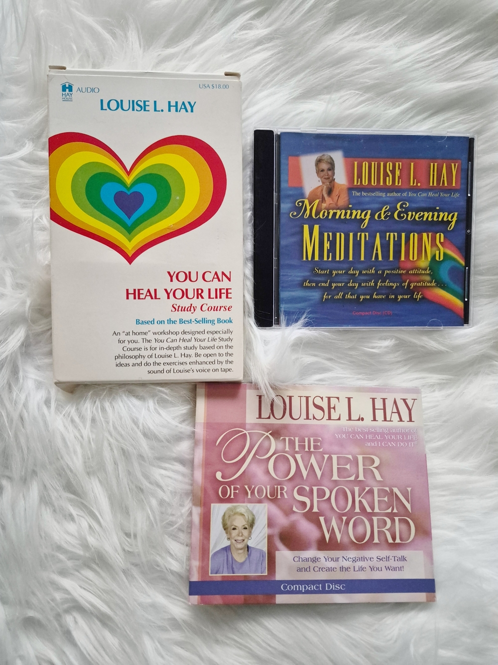 Vintage Louise Hay 2 Cd & Tape Bundle